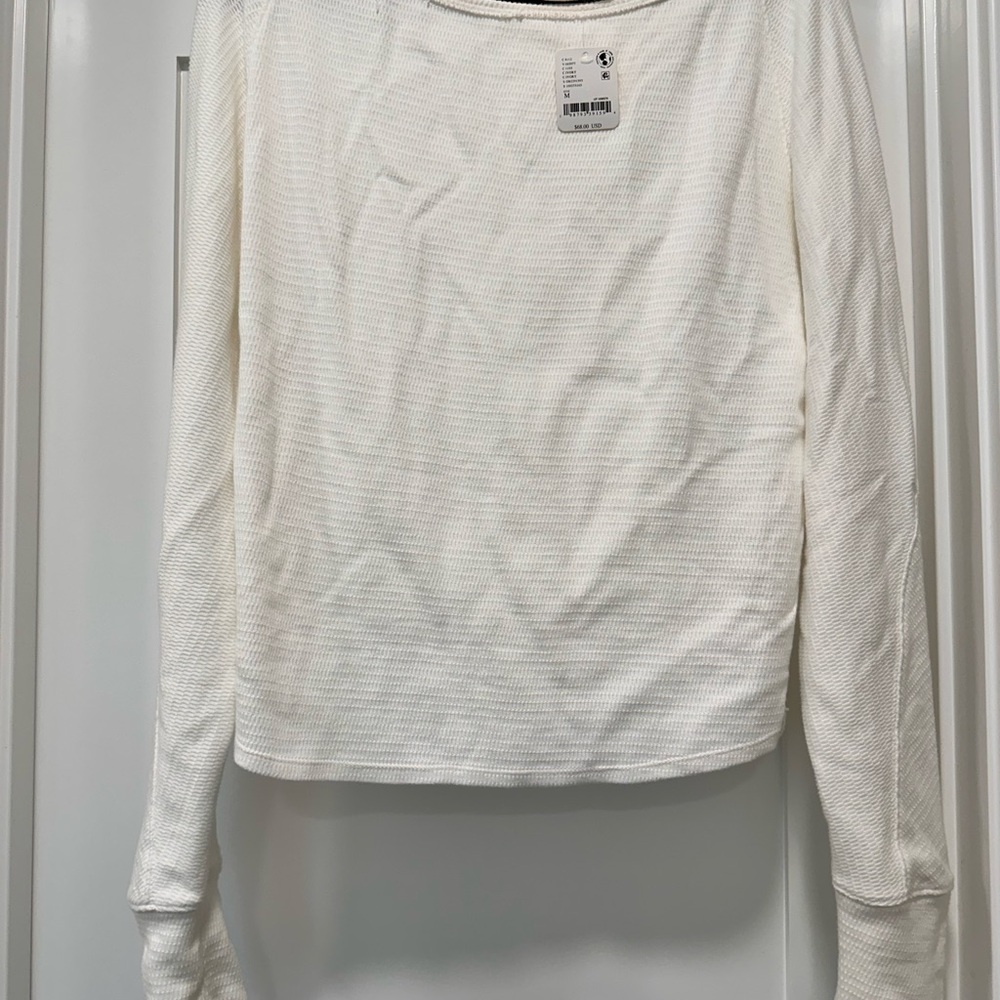 We The Free Cream Long Sleeve Top